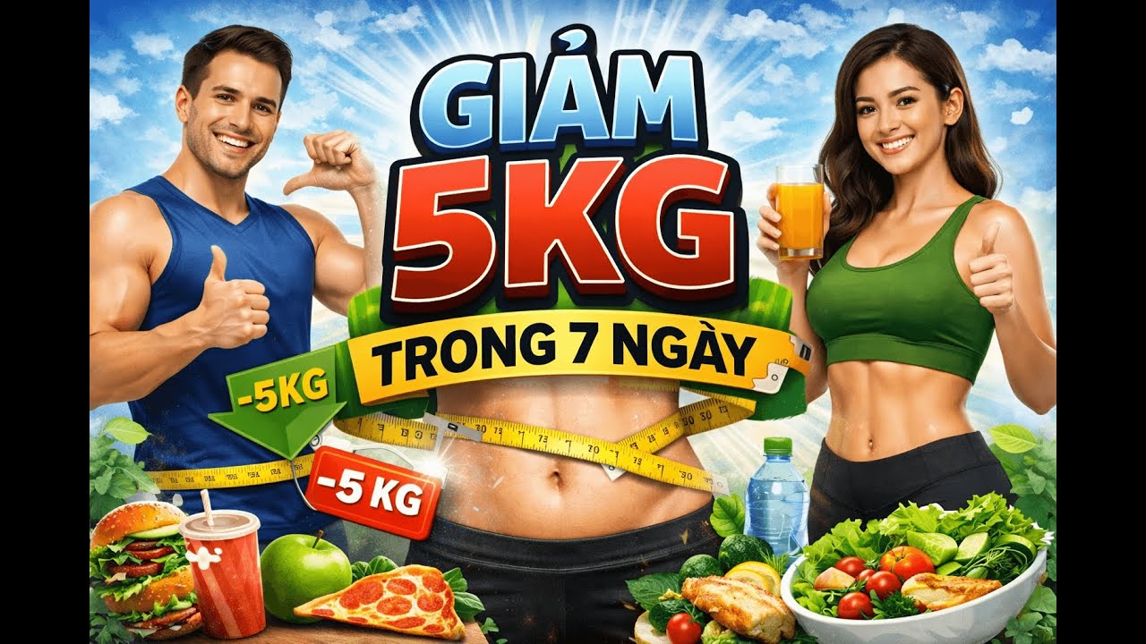 7 Ngày Giảm Cân 5kg - Bí Mật CỦA Các Chuyên Gia Dinh Dưỡng!