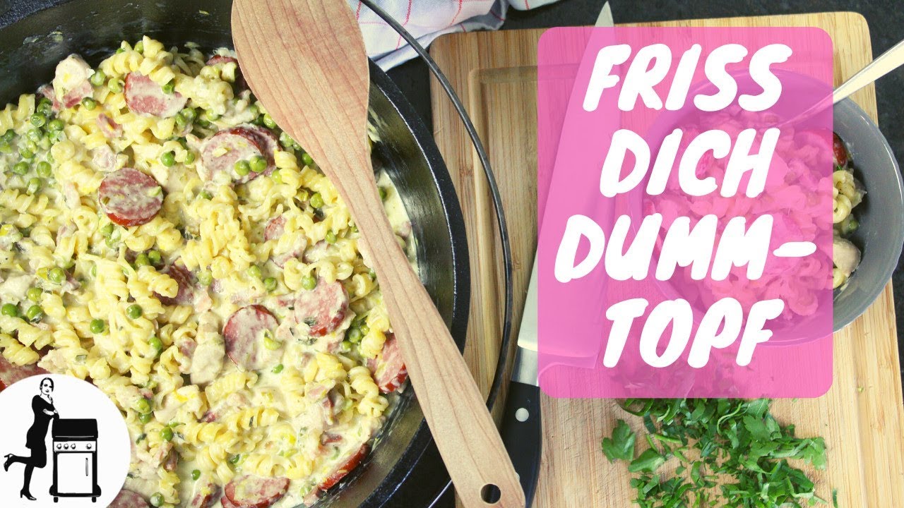 Friss dich dumm Topf: genialer neuer Nudel-Eintopf