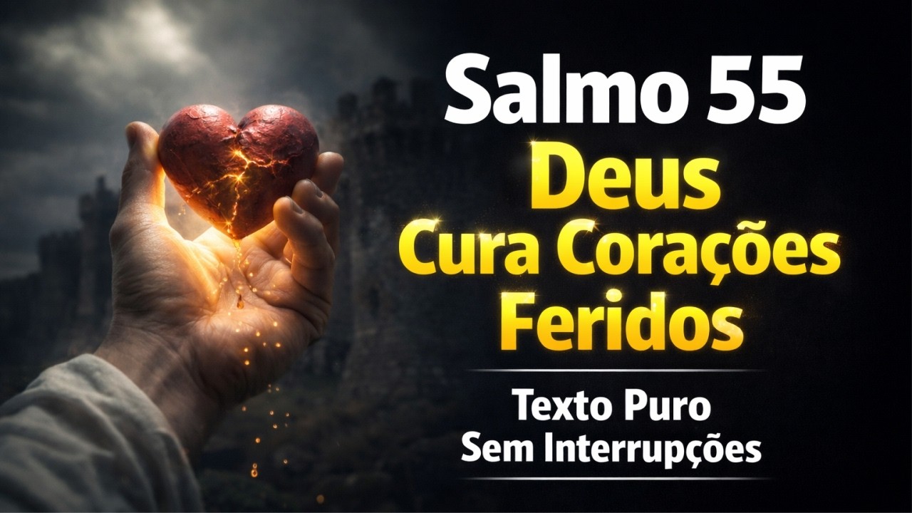 SALMO 55 Se Você Foi Ferido por Alguém Ouça Esta Oração e Entregue Sua Dor a Deus (Sem interrupções)