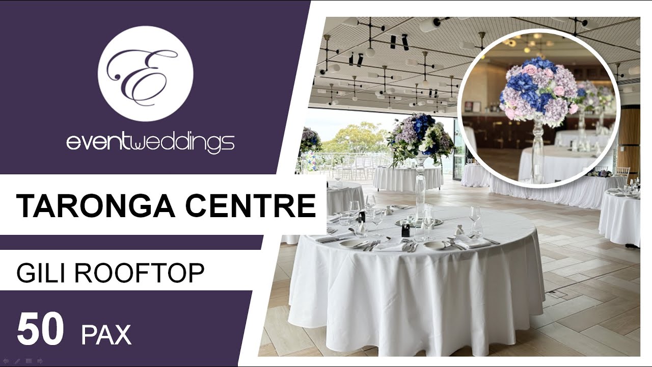 Taronga Centre, Gili Rooftop - Sydney Wedding Venue Walkthrough by Event Weddings