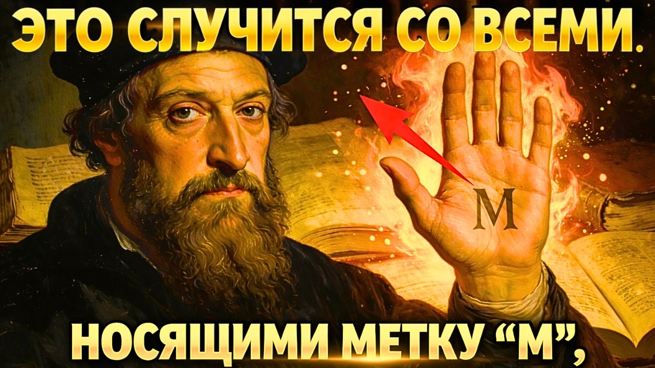 Посмотри на свою РУКУ СЕЙЧАС: если у тебя есть эта «М», пророчество Нострадамуса говорит о