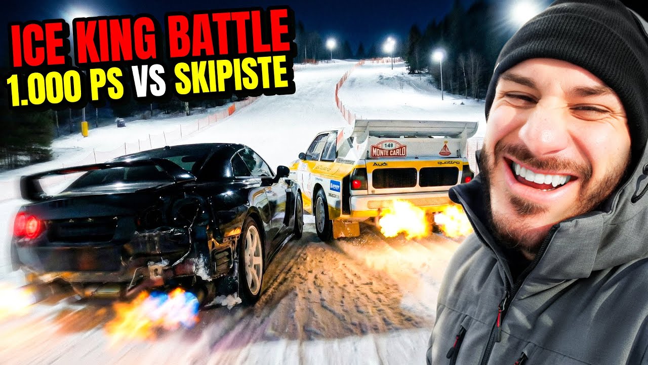 VERRÜCKTESTE RENNEN DER WELT - 1000PS Ballern die Skipiste hoch - Ice King Battle 2026