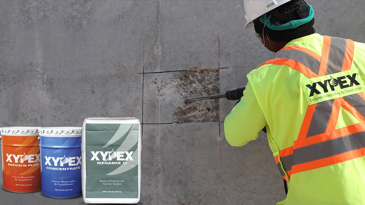 Xypex - How to Repair Concrete Honeycombs or Rock Pockets?
