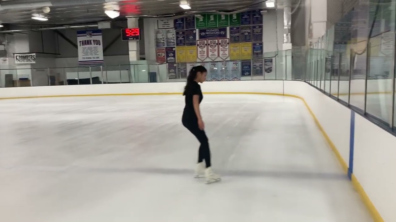 Alyssa Kim- Preliminary skating skills test