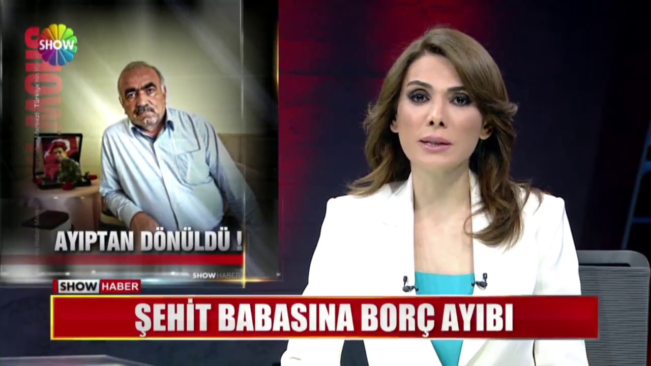 Şehit babasına borç ayıbı