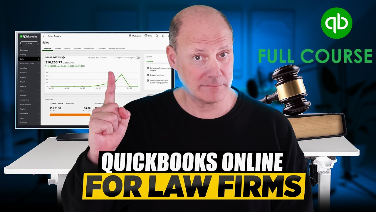 Ведение учета для юридических фирм в QuickBooks Online