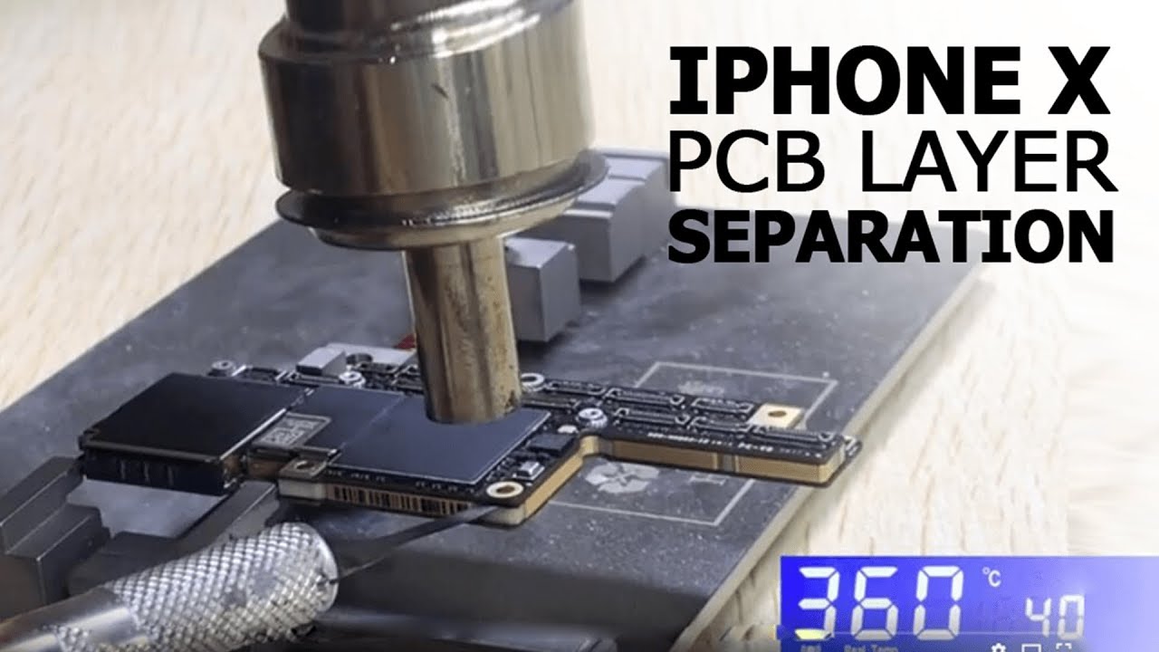 IPHONE X PCB layer separation