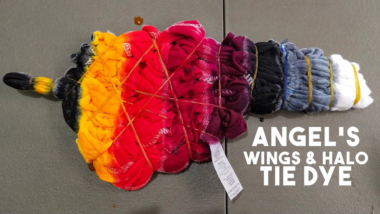 Angel's Wings & Halo Tie Dye by Tali at Kulay