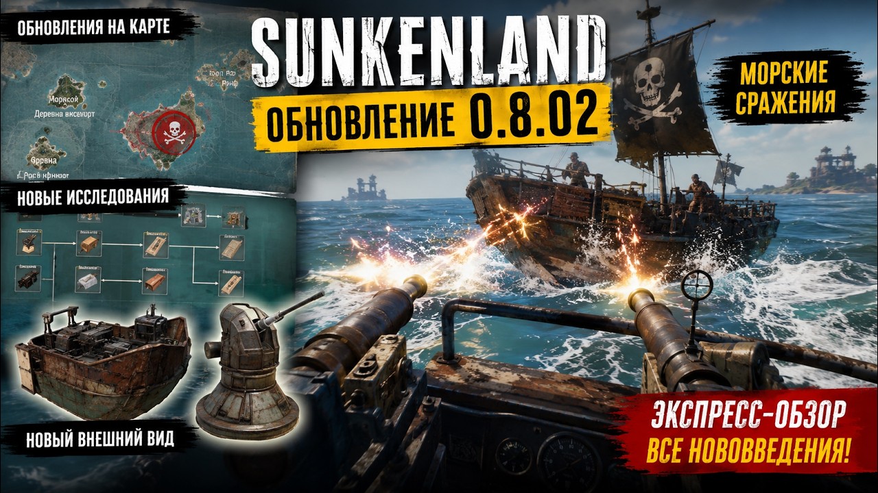 Экспресс-обзор обновления Sunkenland 0.8.02