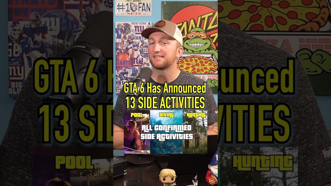All 13 Side Activities In GTA 6! Who&rsquo;s Excited? #fyp #gta6 #grandtheftauto #videogame #news