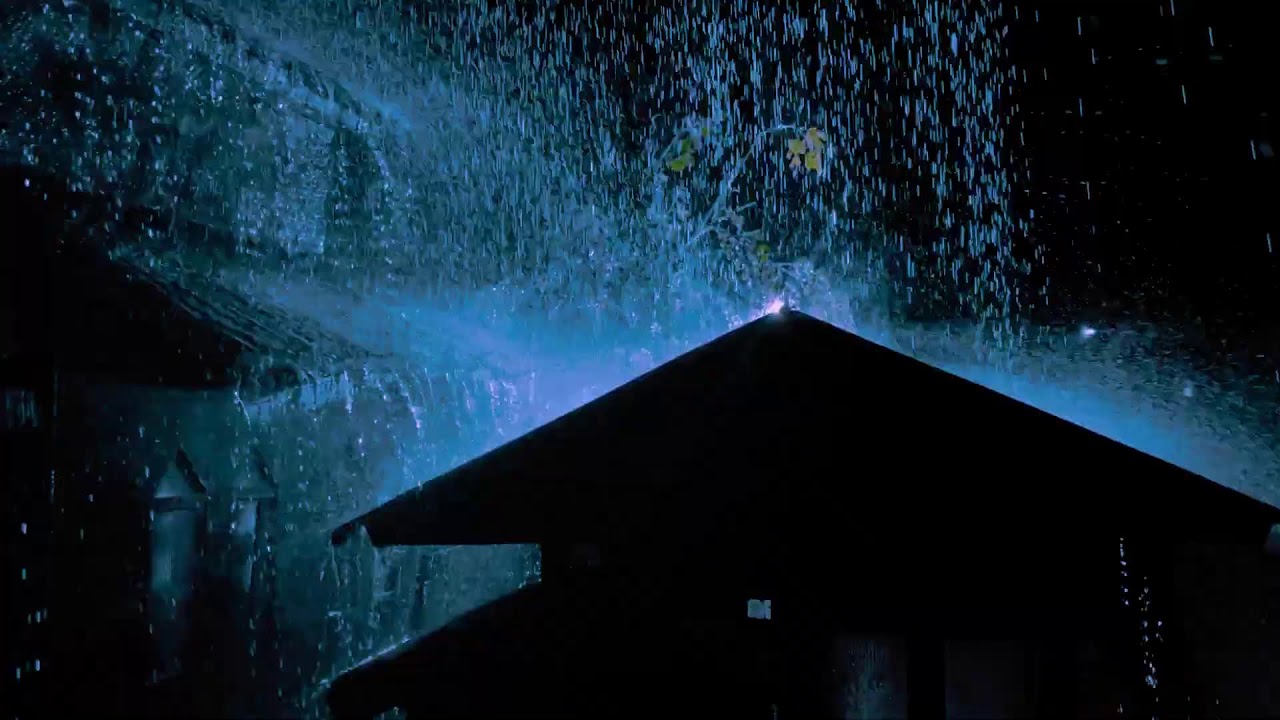ЛИВЕНЬ СНОСИТ КРЫШУ! 🌧️ АСМР дождь по крыше дома в тропическом лесу — Заснёшь за 5 минут!