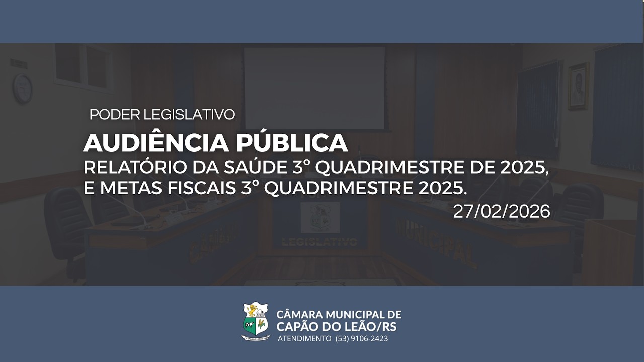 AUDIÊNCIA PÚBLICA, EM 27/02/2026