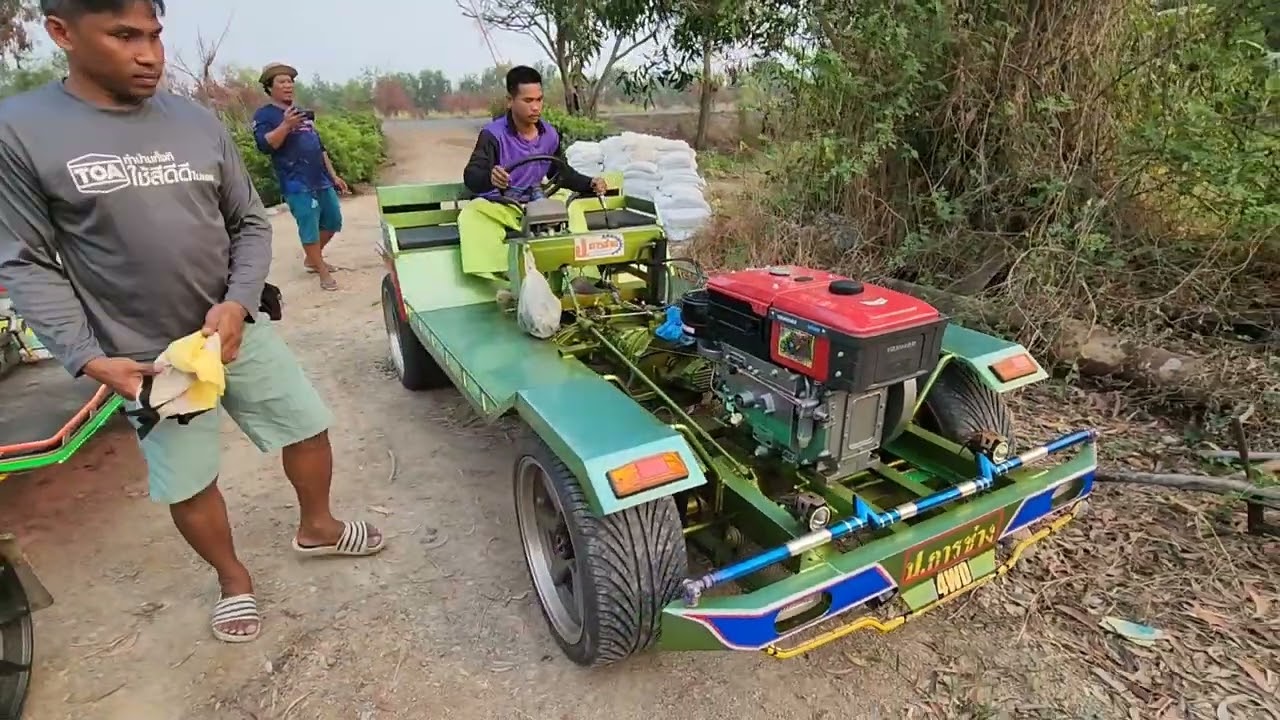 ใหม่แกะกล่อง 4ล้อซิ่ง4WD ป.การช่าง วางเครื่องยันม่าร์160อินโด ออกตัวสับเป็นโดด