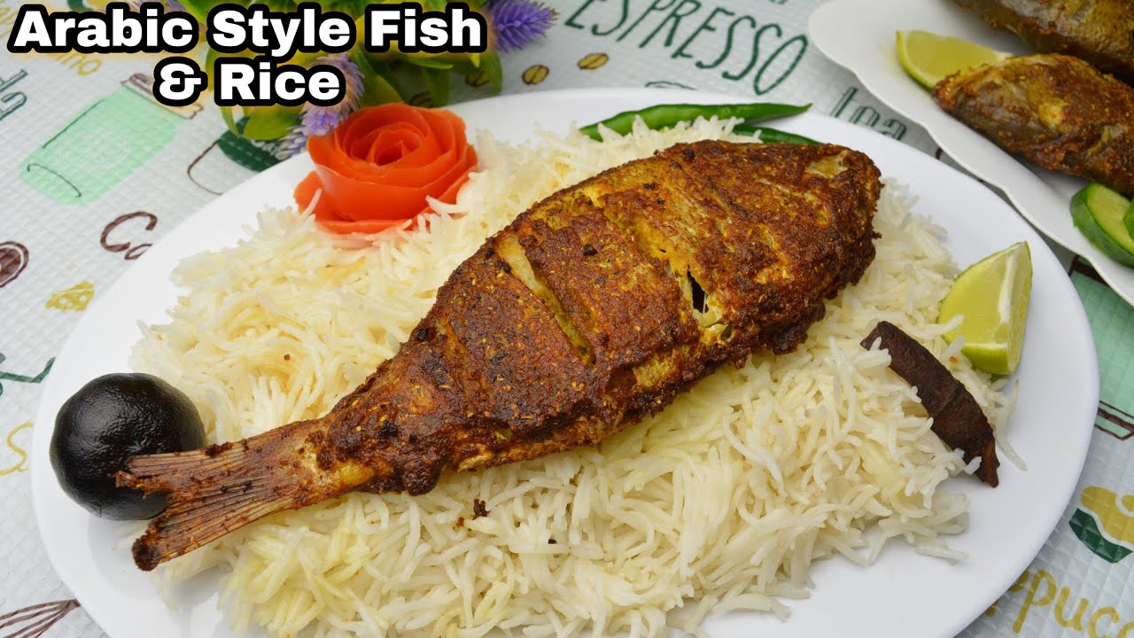 Arabic Style Fried Fish With Arabic Rice | Easy Arabian FishRecipe |سمك مقعلي ورز أبعيت |ByFoodMania