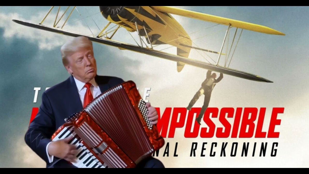 Trump plays Mission Impossible on accordion 🔥