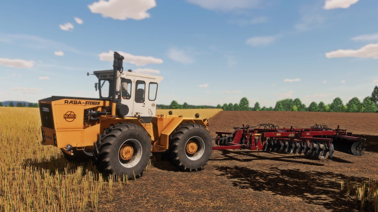 Landwirtschafts Simulator 22 / Map Bantikow / #152 Rapsstoppeln abschneiden RABA Steiger 250, МТЗ-50