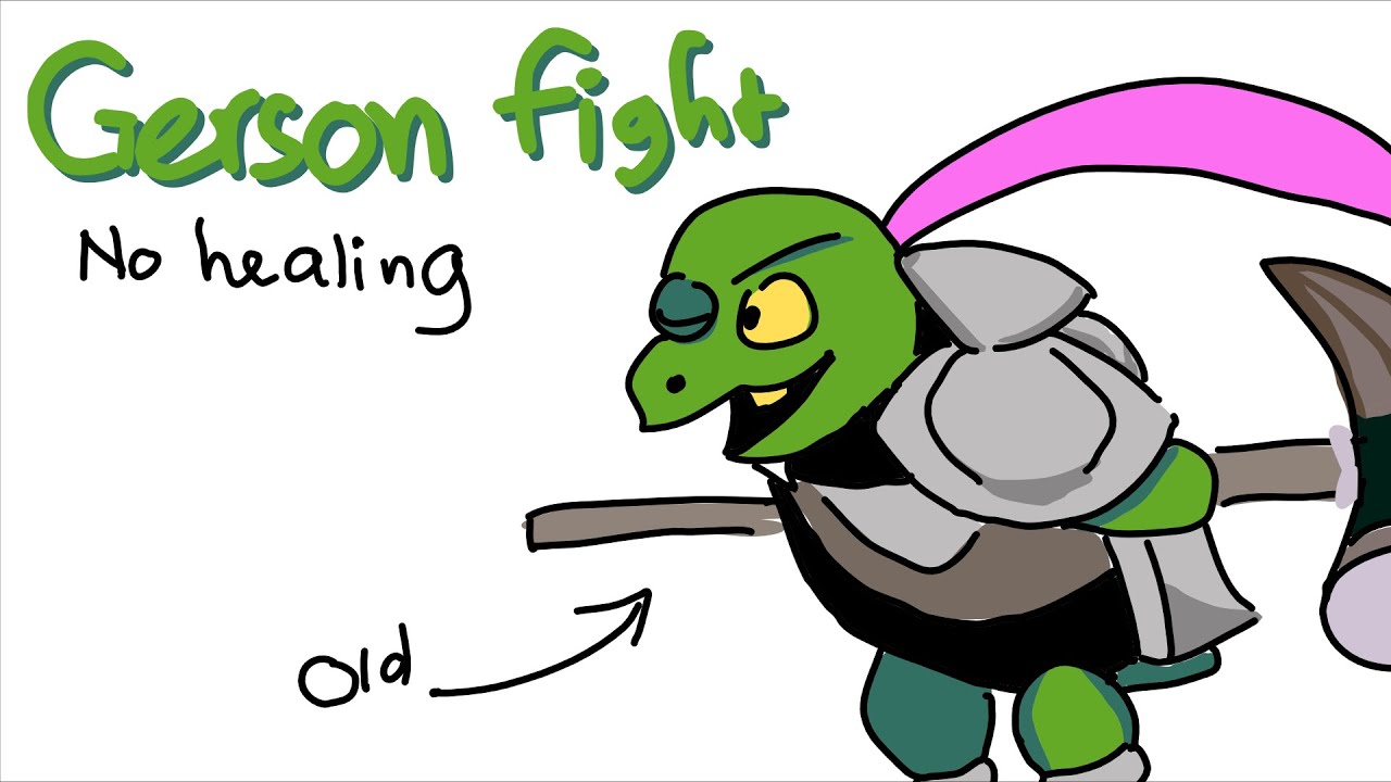Deltarune chapter 4 | Gerson fight | no healing