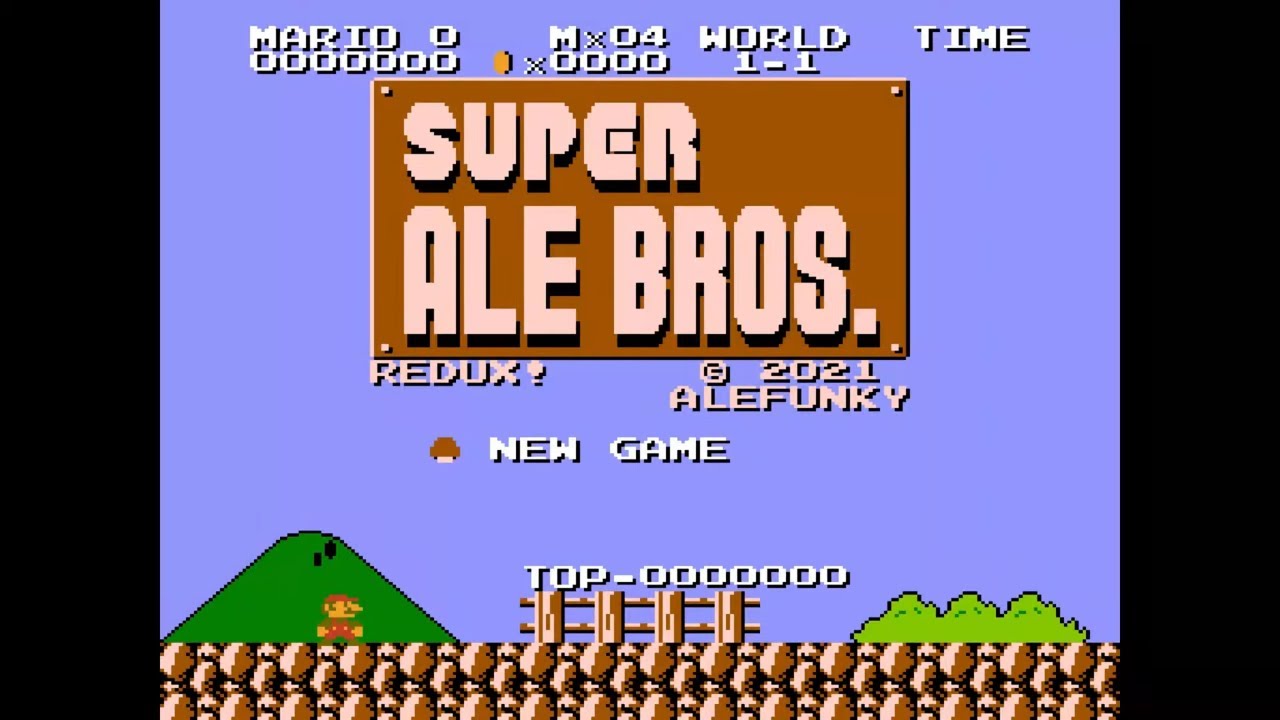 Sunday Longplay - Super Ale Bros. Redux (Super Mario Bros. 1 NES ROM Hack)