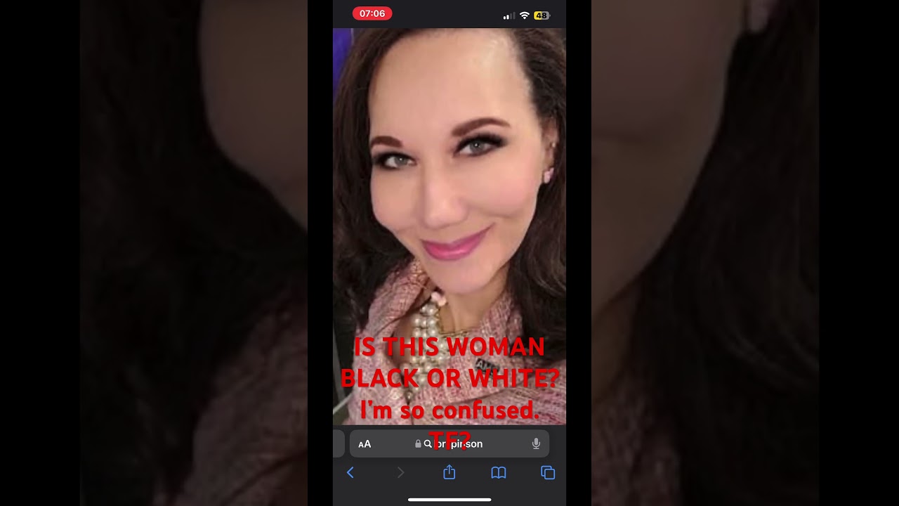 Lori Pinson Fox2 Detroit. Some pictures look White, Some Look Black. What is she?  #scary #Help