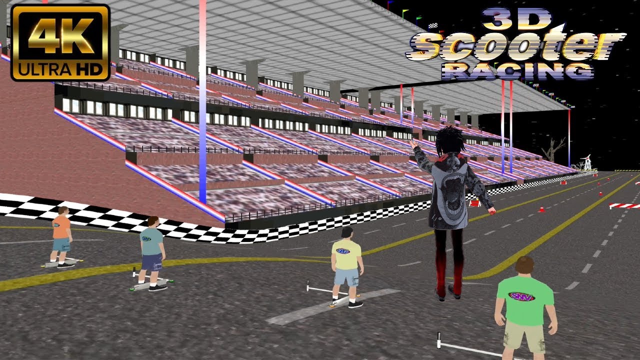 W̶͍̥̟͕͜͝o̶̭̪̹̲͐̾o̷̪̠̟͓̓ Plays... 3D Scooter Racing [No Commentary]