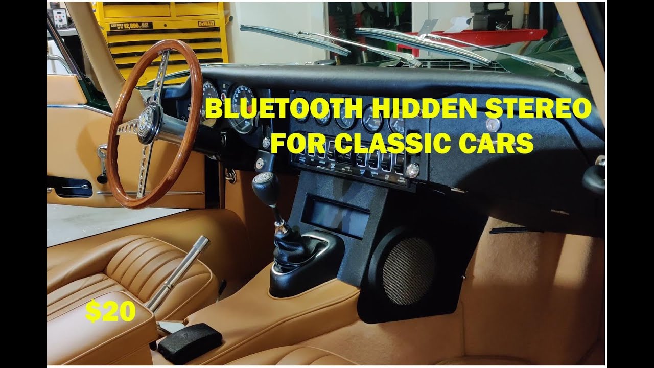 Скрытая Bluetooth-магнитола за 20 долларов для классических автомобилей!