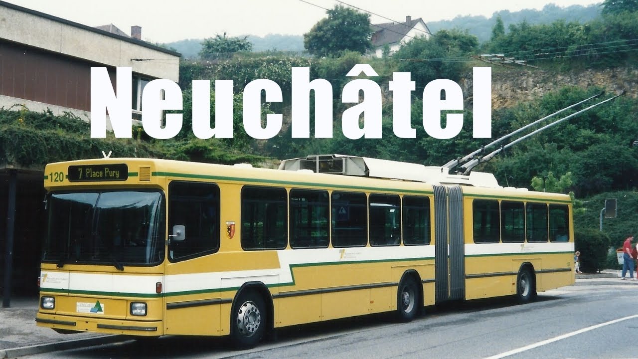Trolleybuses in Neuchâtel - 1999