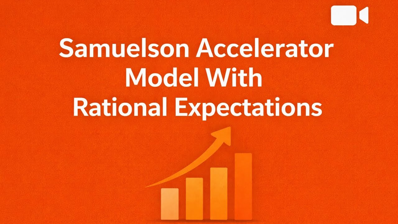 🌿Samuelson Multiplier–Accelerator Model with Rational Expectations | Reduced Form Dynamics🌿