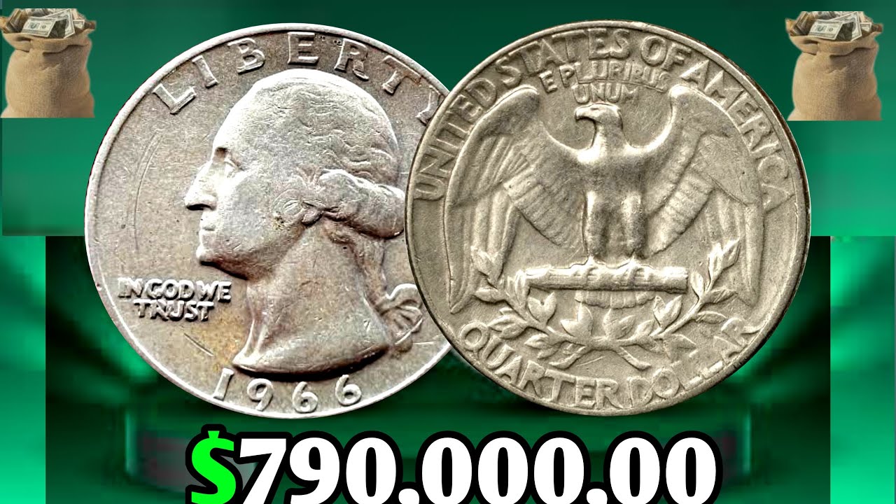 Монета-четвертак Вашингтона 1966 года стоит своих денег! Редкие монеты с ошибками, на которые сто...