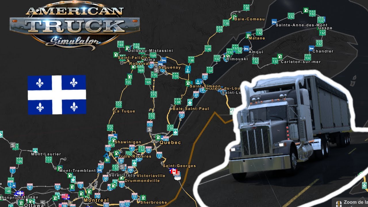 BONJOUR QU&Eacute;BEC! | American Truck Simulator