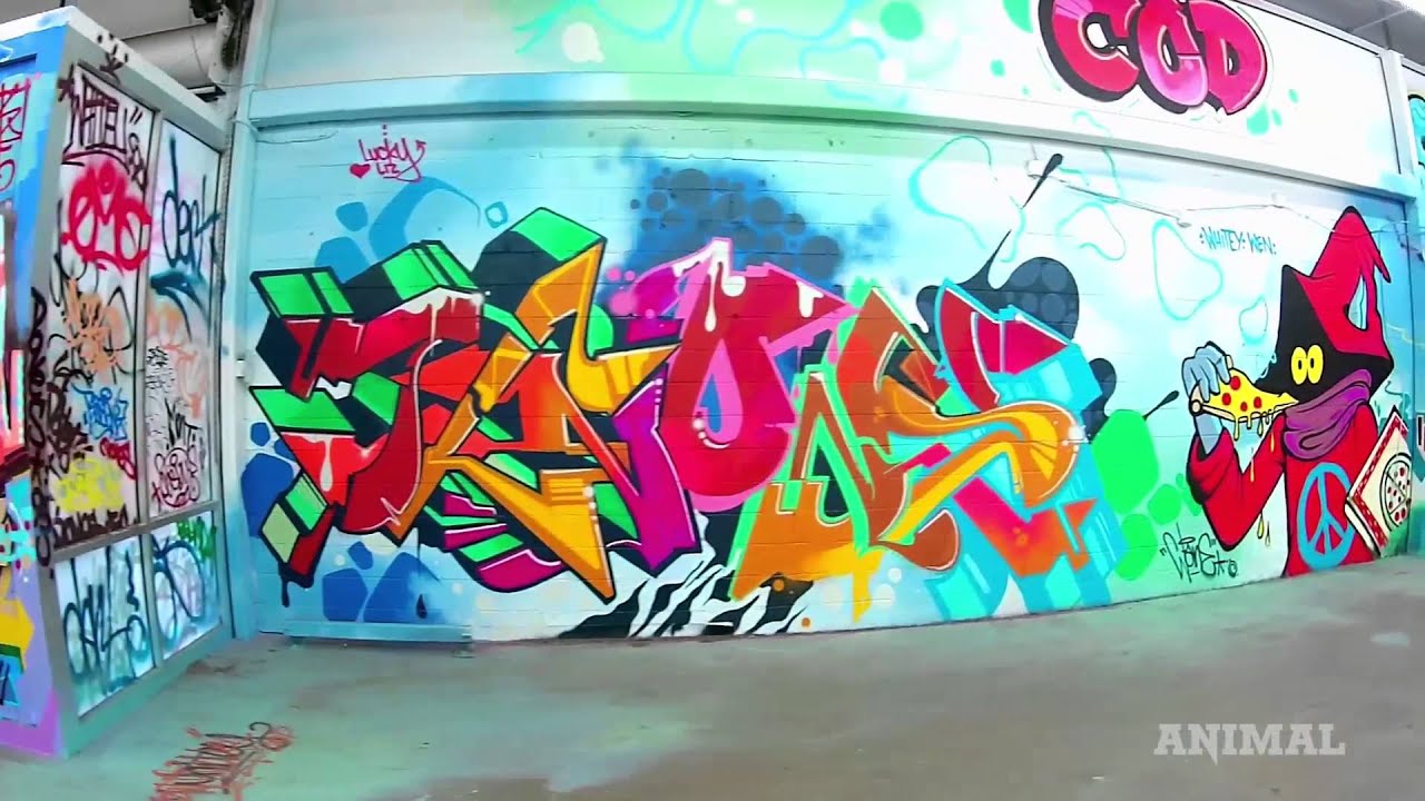 Abandoned Pep Boys Station Transformed In Graffiti Group Show: 