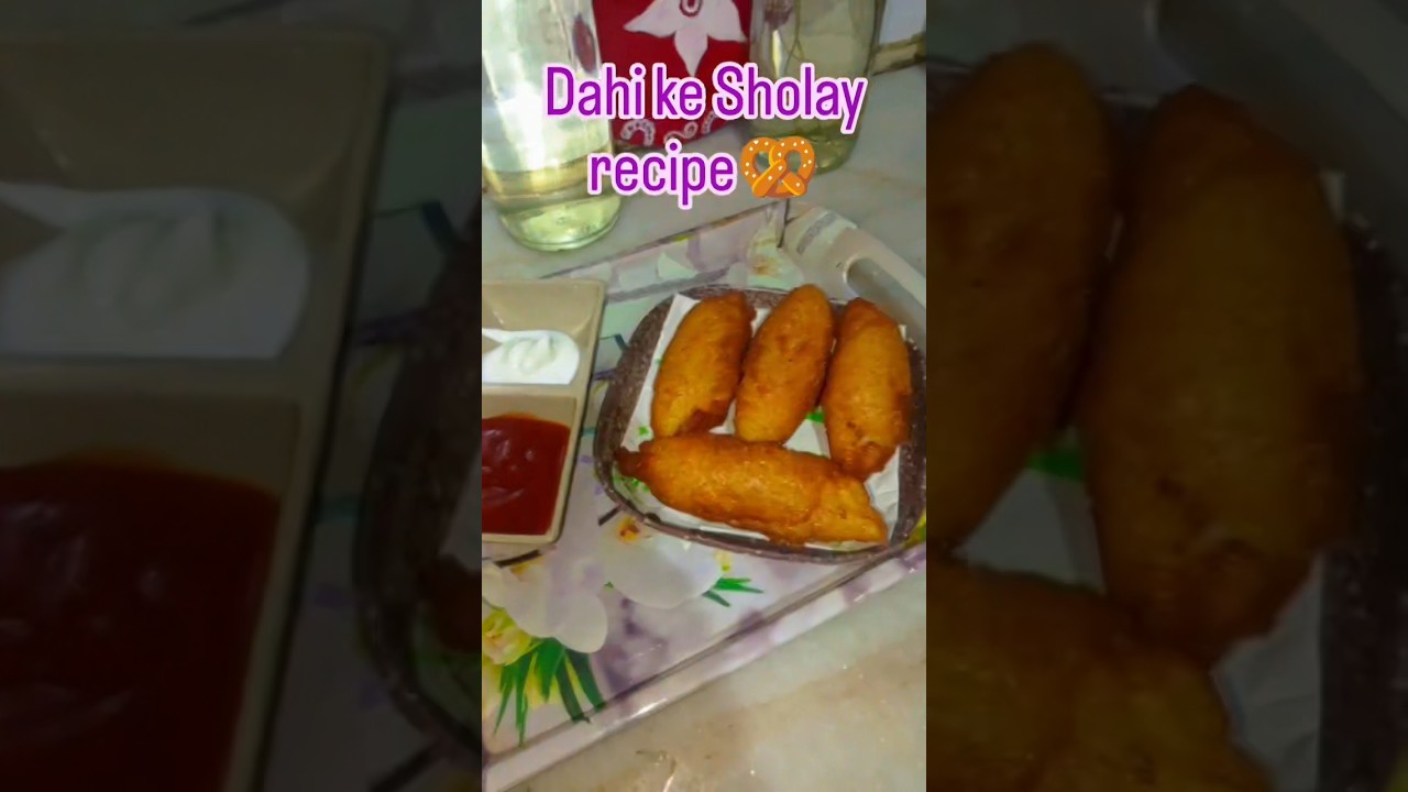 Crispy Dahi Ke Sholay 😋🔥 | Party Snack Recipe 🧀 