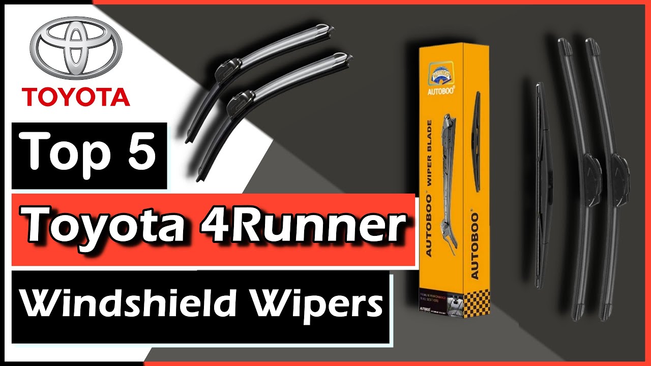 ✅Top 5 Best Toyota 4Runner Windshield Wipers || Alex Finn #windshieldwipers #toyota4runner #car