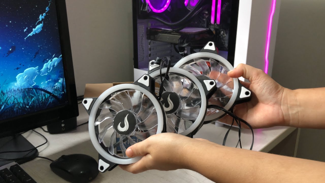 turbinando meu PC com o KIT FAN RGB SMART da RISE!