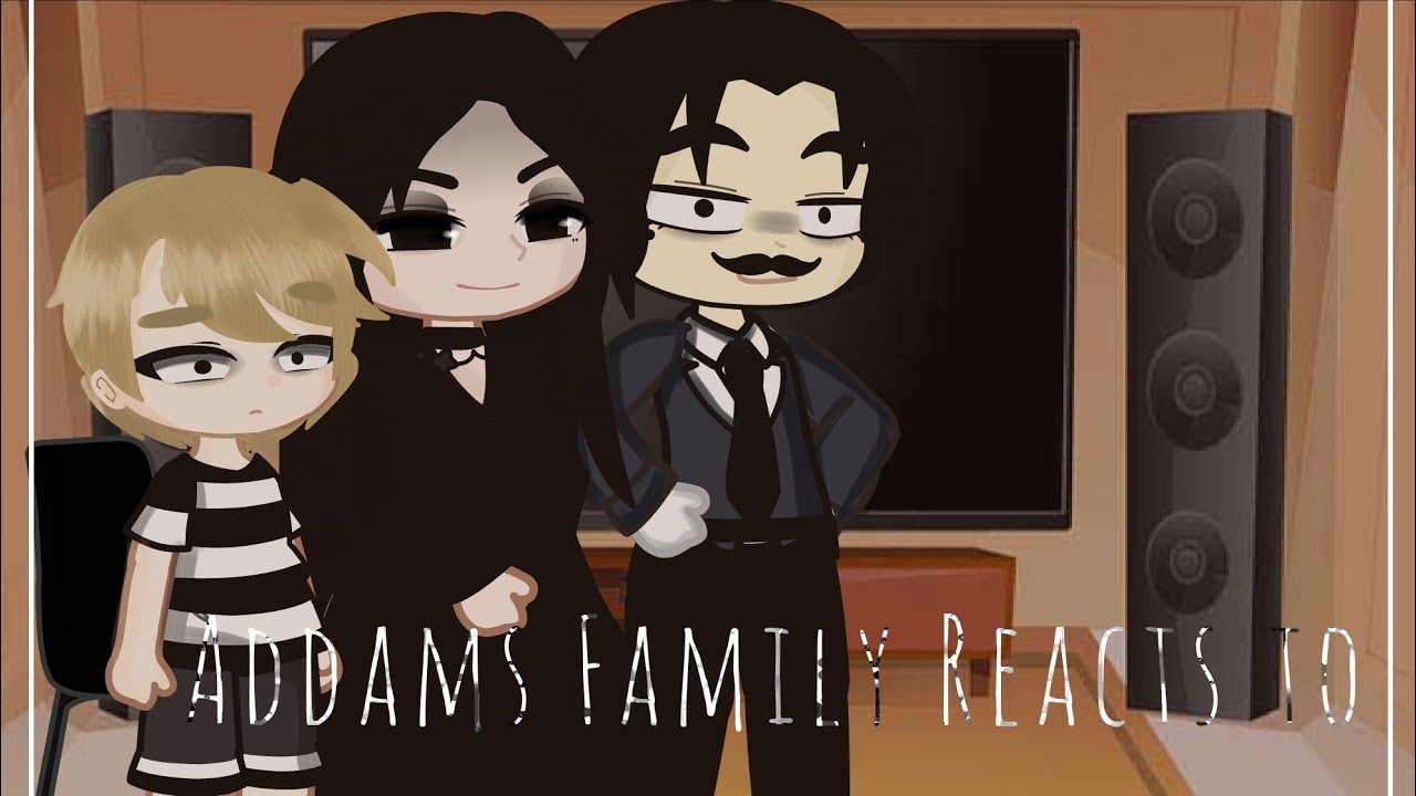 Addams Reacts To The Afton Family | Gacha Club