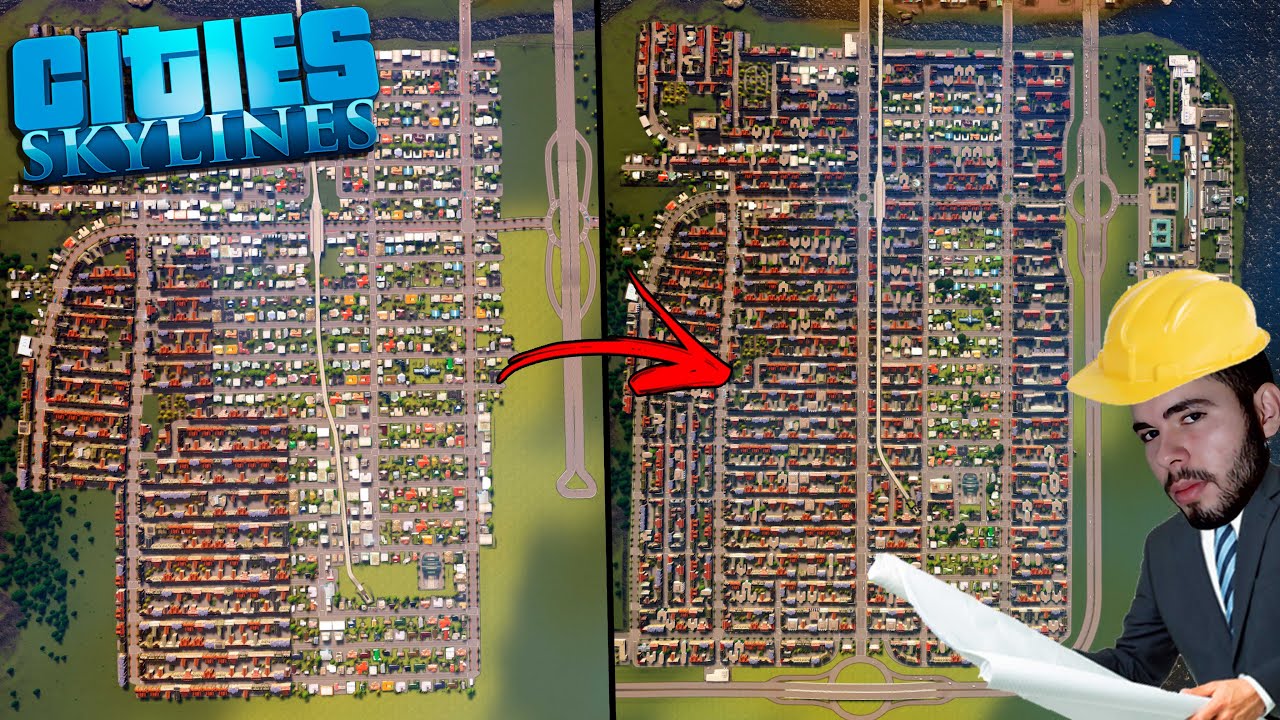 FUI ARRUMAR O TRÂNSITO, ACABEI FAZENDO UM PLANO DE URBANIZAÇÃO! 🚗 - Cities Skylines