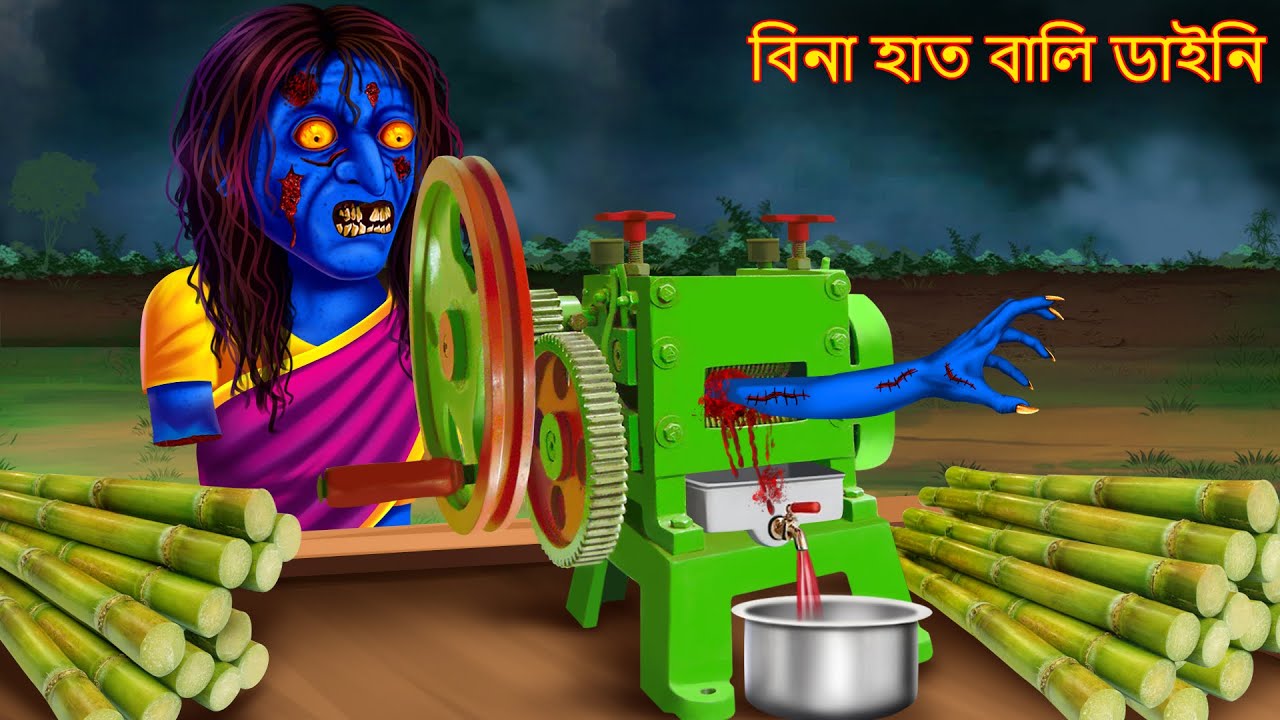 বিনা হাত বালি ডাইনি | Bina Hath Wali Daini | Bangla Cartoon | Rupkothar Golpo | Shakchunni Bangla