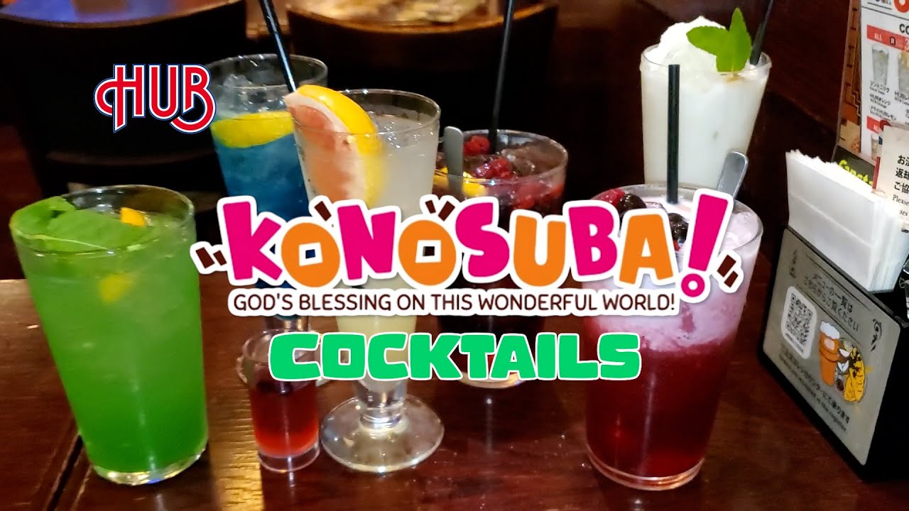 We Ranked the Official KONOSUBA Cocktails #konosuba #cocktails