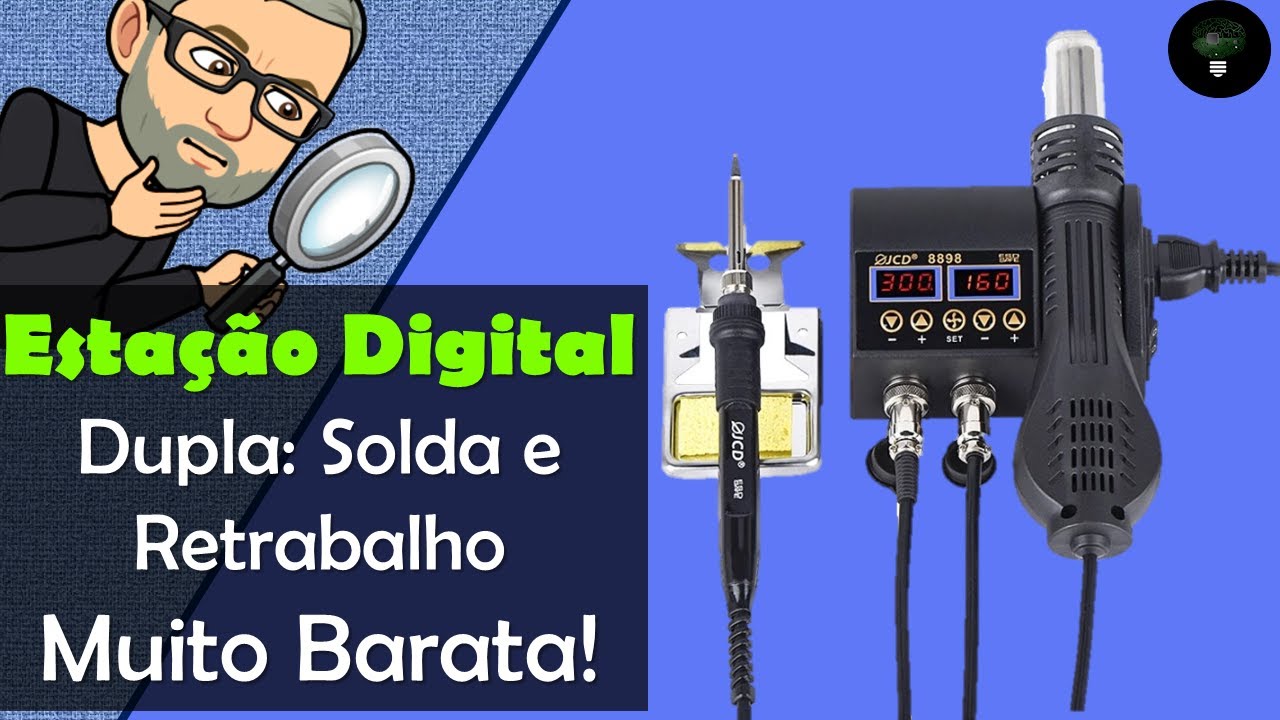 Estação de Solda e Retrabalho JDC8898 - Agora você pode ter uma na bancada