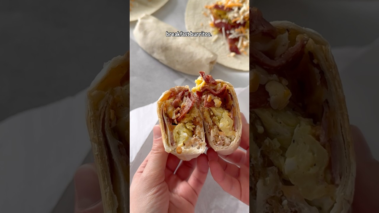 Простая и вкусная подготовка к сухуру на Рамадан, буррито на завтрак 🌯