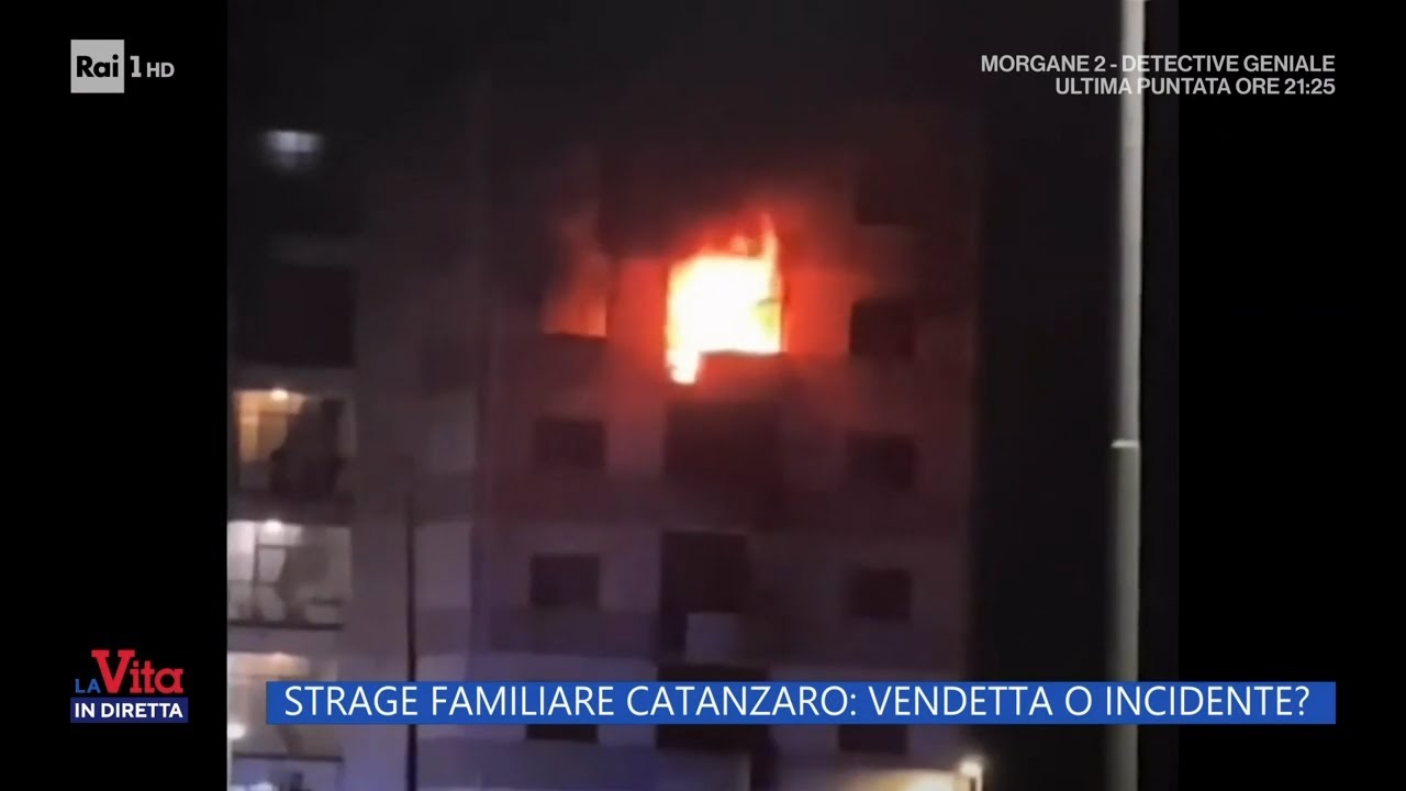 Strage familiare a Catanzaro: vendetta o incidente? - La vita in diretta 25/10/2022