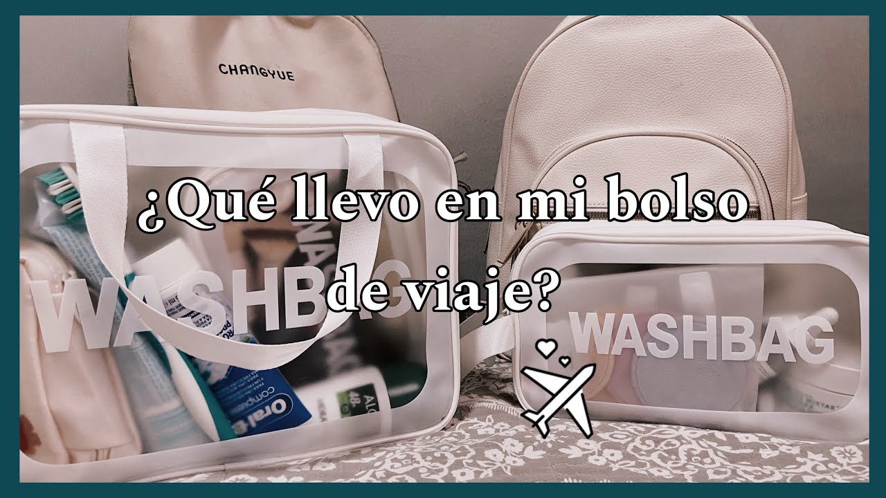 MI BOLSO DE VIAJE✈️🤍