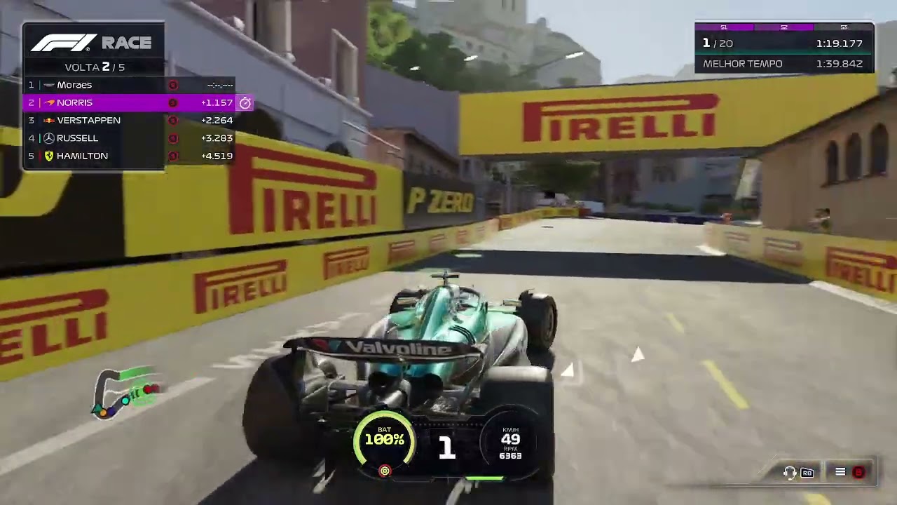 F1-2025 - Aston Martin - Mônaco    (PC FX8350 RTX 4060TI)