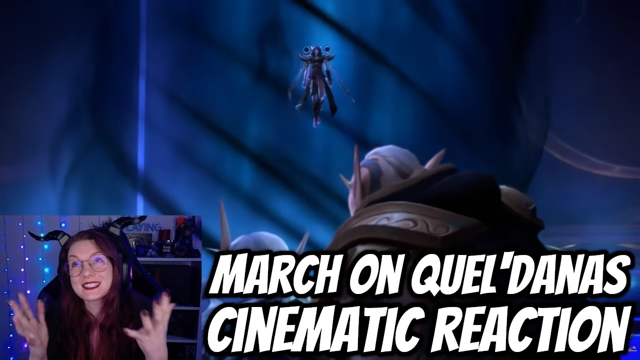 NOBODY EXPECTED THIS (sarcasm) | March on Quel'Danas Cinematic Reaction