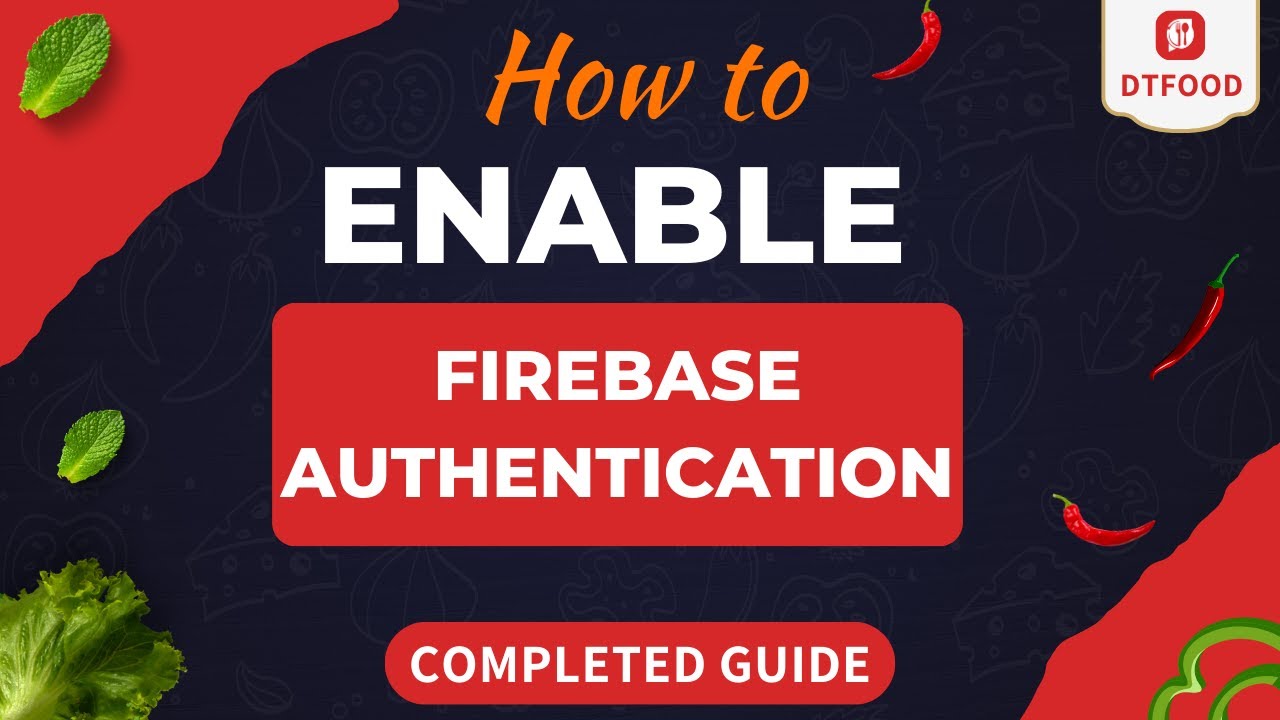 How To Enable Firebase  Authentication  Mobile Gmail Apple