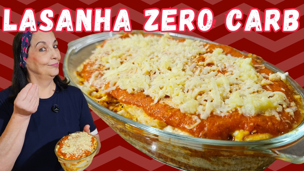 NUNCA MAIS PASSE VONTADE DE COMER LASANHA NA DIETA