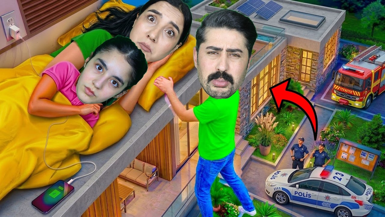 EVİMİZE POLİS GELDİ İLKİM NAZI ARIYOR !! EYVAH HAPSE ATTI !! KAÇIŞ OPERASYONU !!