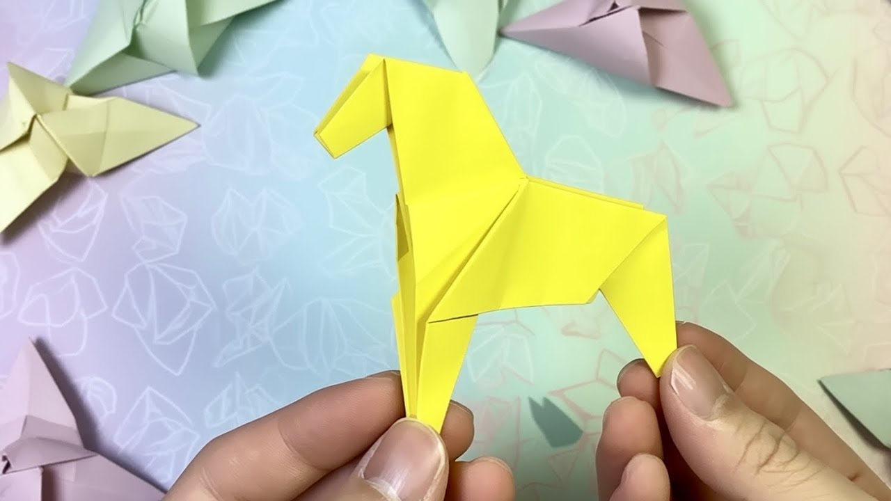 [2026新年摺紙] 🐎馬年開運, 3分鐘完成超簡單小馬摺紙, 象徵「馬到成功、一馬當先 | Origami Chinese New Year horse