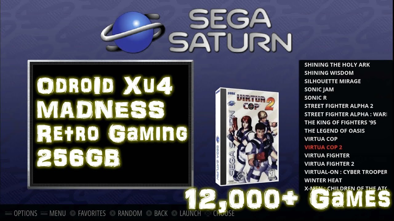 256gb Odroid XU4 Madness Retro Gaming Build - 12,000+ Games