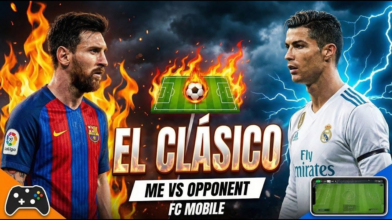 EL CLÁSICO SHOWDOWN 🔥 Me vs Opponent | FC Mobile Intense Gameplay #fcmobile #gameplay #elclasico
