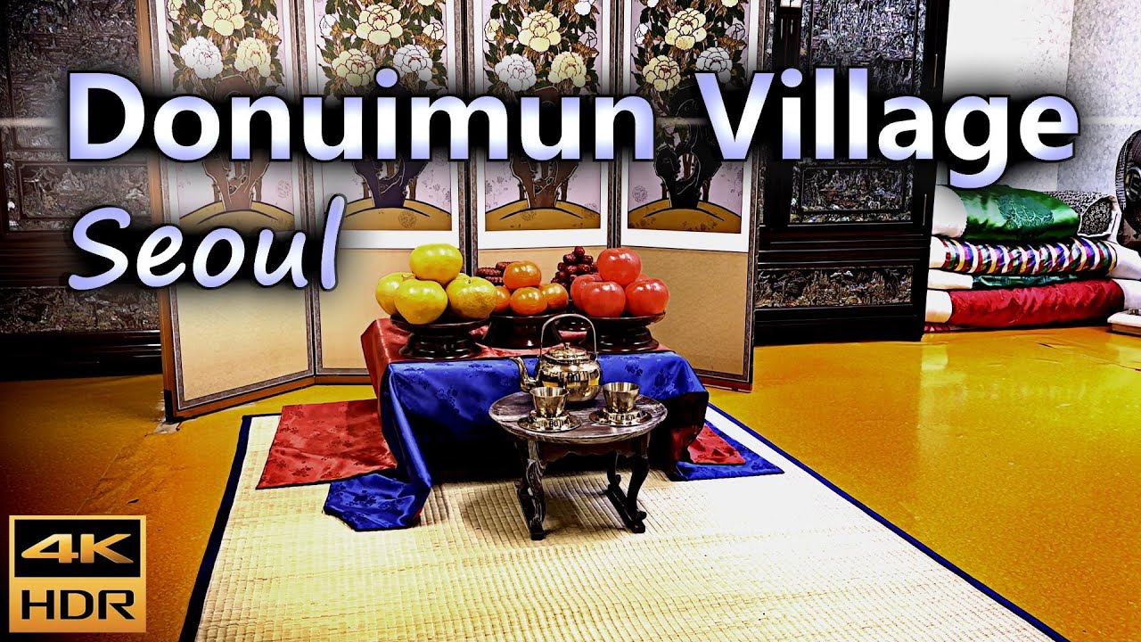 Donuimun Museum Village, Journey Through a Century of History / Seoul, Republic of Korea / 4K HDR